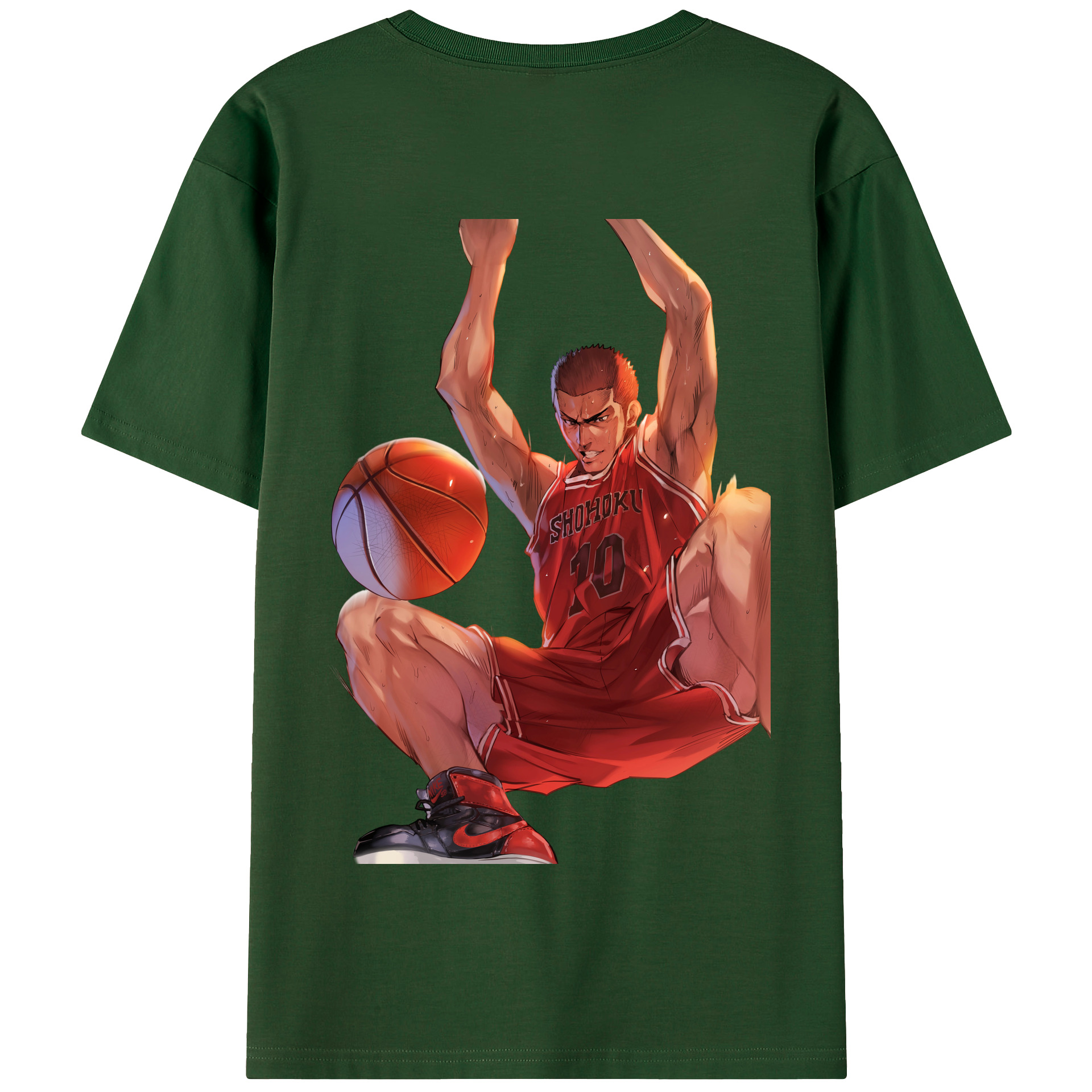 SLAM DUNK／スラムダンク 綿100％半袖Tシャツ（背面プリント）